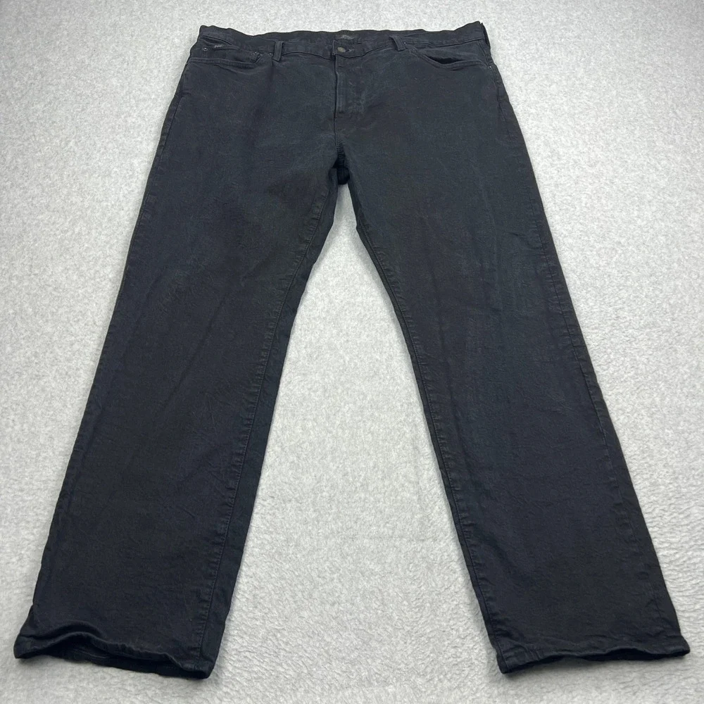 Polo Ralph Lauren Pants Men's 42x32 Black Hampton Relaxed Straight Stretch Denim